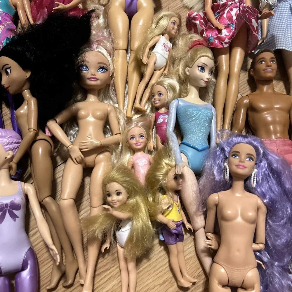 Barbie Doll Lot of 19 w/ Clothes & Accessories